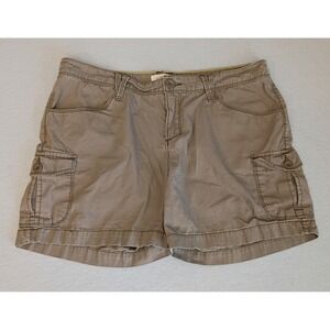 Natural Reflections Brown Cargo Shorts Women's Size 10